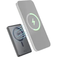 Force Power , MagSafe Powerbank für iPhone und Smartphones Qi2 15W 5000 mAh, Dunkelgrau