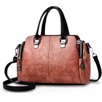 Merkloos Omgoods – Damenhandtasche im Retro-Stil mit Schultergurt
