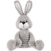 Merkloos Solidchoice – Graues Kaninchen-Plüschtier, 30 cm