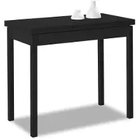 OEM Buch-Klapptisch schwarz 80x40 bis 80x80 cm