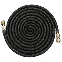 Merkloos Omgoods – Gartenschlauch, 3-fach ausziehbar – Flexibler Gartenschlauch – Wasserschlauch – TPE – 75/150/225/300 cm – Leichtgewicht, 350 g