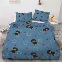 Sonstiges Bettwäsche-Set Dackel 135x200 cm 4-teilig Mikrofaser 3D Motiv Wendebettwäsche mit Reißverschluss