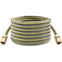 Merkloos Omgoods – Gartenschlauch, 3 Meter – Flexibler Schlauch – Messing-Anschlüsse – Leichtgewicht – Knickfest – Langlebig – Wasserschlauch