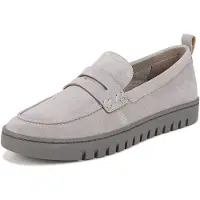 Vionic Women's Uptown Loafer, Hellgraues Wildleder, 10 Wide
