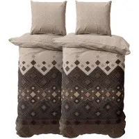 Merkloos Omgoods – Premium-Bettwäsche-Set, 135 x 200 cm – 4-teilig mit Kissenbezügen