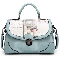 Merkloos Solidchoice – Damen Schultertasche aus Kunstleder mit kurzen Tragegriffen