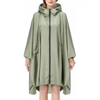 Merkloos Solidchoice – Leichte Damenregenjacke mit Kapuze