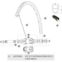 Mavic Ksyrium Disc Vorderspeichen 12 Einheiten