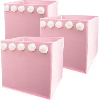 Wellhome Pompoms Aufbewahrungsbox 3 Einheiten