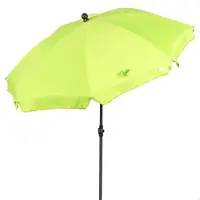 Aktive 62334 Uv30 Ø Großer Neigbarer Strand-sonnenschirm 200 Cm Gelb Gelb One Size