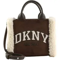 DKNY für Damen. R53AYM56 Hadlee Mini Crossbody Tasche braun (OSFA), Lässig, Polyurethan