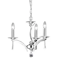 Brumberg 00850563 Pendelleuchte, chrom glänzend, E14, 3x40 W max.