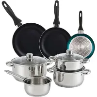 Wellhome Pk8186 Kochtopfset Mit Pfannen 10 Stücke