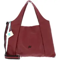 Gabs Leder Schultertasche Umhängetasche Zeynep Shoulder Bag Cardinale rot