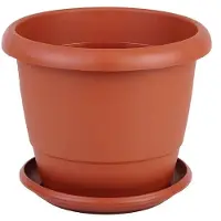 Cofan Gardenia Runder Blumentopf 25x20.5 Cm 21 Cm 12 Einheiten
