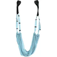 Merkloos Omgoods – Fitnessband – Widerstandsbänder mit hoher Belastbarkeit – Dehnband – Yoga-Ausrüstung – Aerial Yoga – Faltbares Polyester-Baumwollmaterial – Dehnband