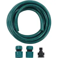 Merkloos Solidchoice- Gartenschlauch, 3 Meter - Flexibler Gartenschlauch - Langlebiges PVC - Bewässerungsschlauch - Wasserschlauch für den Garten - Hitzebeständig - Gartenschlauch