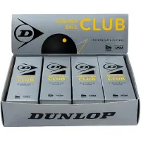 Dunlop Club Single Yellow Dot Squashbälle