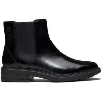 Timberland Damen Stormbucks Mid Chelsea-Boot Black Vollnarbenleder-Schuhgröße 41