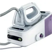 Braun Care Style IS 5043 WH Easy Lock, Pressurized steam ironing station, 2400 W, 340 g/min, Eloxalsohle, 6 bar, 1,4 l