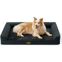 Merkloos Elzusha – Orthopädisches Hundebett / Haustierbank – Wasserdicht und waschbar – U-Form