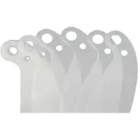 Shark Race-r Tear-off 5 Einheiten Durchsichtig Durchsichtig One Size