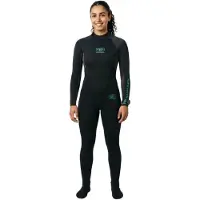 Ocean & Earth Surf School 3 Mm Neopren-anzug Mit Langen Ärmeln Und Reißverschluss Am Rücken Für Damen