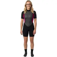 O'Neill Reactor-2 2 Mm Spring Damen-kurzarm-shorty Mit Rückenreißverschluss