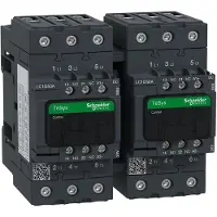 Schneider Electric LC2D50ABBE Wendeschützkombination, 3p+1S+1Ö, 30kW/400V/AC3, 50A, Spule 24V DC, 11W
