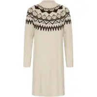 Cream Midikleid "Damen Kleid CRCherrie", Damen, Gr. M, N-Gr, blau (oatmeal melange), Obermaterial: 45% Polyacryl PAN. 31% Polyester PES. 20% Schurwolle WV. 4% Elasthan EL., Kleider Midikleid