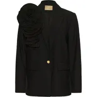 Culture Blusenblazer "Damen Blazer CUyala", Damen, Gr. 40, schwarz, Blazer Blusenblazer