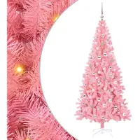 vidaXL Weihnachtsbaum Rosa 240 cm PVC