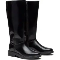 Timberland Damen Stormbucks Hoher Reißverschluss-Stiefel Black Full Grain-Schuhgröße 37