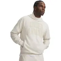 Under Armour Rival LW Graphic Hoodie white khaki base (110) XS
