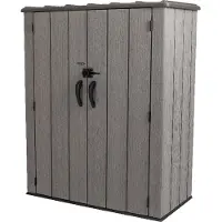 Lifetime Kunststoff Geräteschrank XL Dunkelgrau 70x136x172 cm
