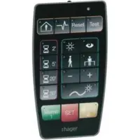 Hager EE807 Fernbedienung IR für Präsenzmelder Einbau EE81x/TCC5xx für Einstellungen