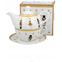 DUO sp. z o.o. Duo Tea for one Christmas Ballerina Tasse mit Kanne