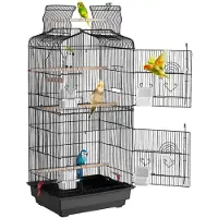 Vevor Vogelkäfig, 457 x 355 x 925 mm, Vogelhaus für Sittiche, Finken, Kanarienvö