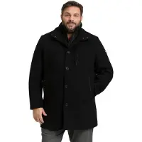 Tom Tailor 1049395_3XL, Männlich, Erwachsener, Regular fit, Kleidungsknopf, Reißverschluss, Polyester, Schwarz