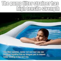 INF Filter für aufblasbare Swimmingpools Grau 1 Pack