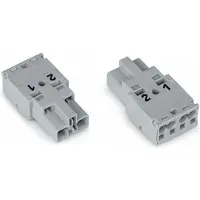 Wago 770-252 Stecker,2-polig,Kod. B,grau 770252 - 100 Stück
