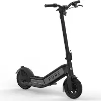Pure Electric Electric Escape+, Klassischer Roller, Schwarz, 25 km/h, 120 kg, Unisex, 2 Rad/Räder
