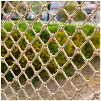 Markenlos Robustes Kletterseilnetz für Vögel – C-Netz-Schaukel und sicheres Spielnetz, große Größe 1,5 m x 4 m