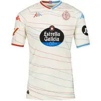 Kappa Unisex Kombat Away Valladolid Fußballtrikot, weiß, L