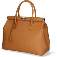 Gave Lux Aleria Handtasche Damen Echtleder Weiß Italy Bianco UNICA 35x26x16 cm