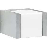 Albert LED Wandleuchte Padestal grau