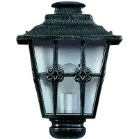 Albert 603227 Wandleuchte Typ Nr. 3227 - Farbe: schwarz-Silber, für 1 x Lampe, E27