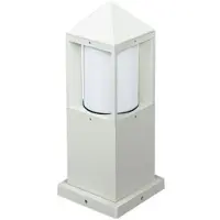 Albert Gartenlampe Triangle Weiß