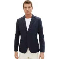 Tom Tailor Herren Jersey Piqué Sakko mit Stretch
