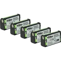 VHBW 5x Akku kompatibel mit Sennheiser SKP 3000, SKP 2000, SKP 500 G4, SKP 100, SKM 945 G2, SKP 500 G2, SKP 500 G3 Mikrofon (1500 mAh, 2,4 V, NiMH)